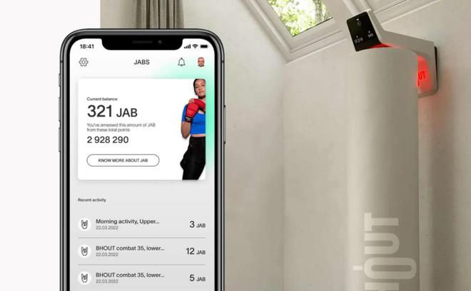 星空体育官网AI+拳击沙袋=出气筒？Bhout获千万融资不出门也能暴汗燃脂！(图6)